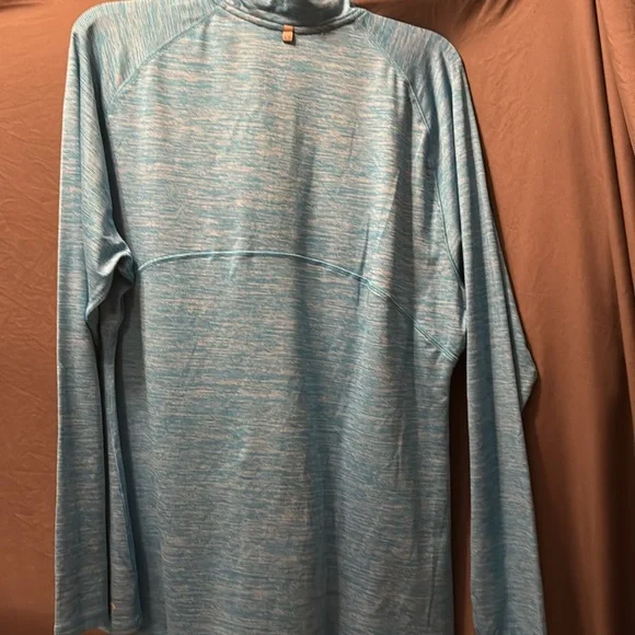 Champion Striped Blue Quarter-Zip Top. Lot of 2 - Picture 6 of 12